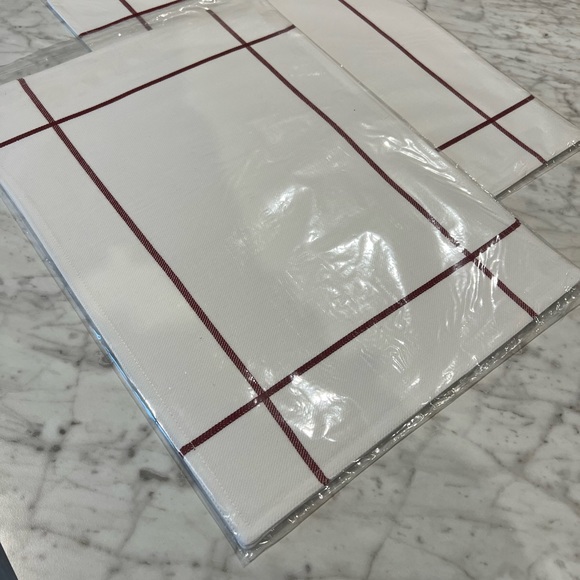 Pampered Chef New Windowpane Placemats- Set of 4 - Picture 3 of 3
